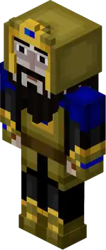 Ivor (Armored).png: Infobox image for Ivor the character in Minecraft