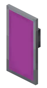 Magenta Shield.png: Infobox image for Shield the item in Minecraft