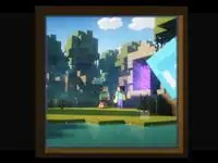 An allay peeking into view of Noor's spyglass.