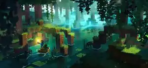 Concept art of the mangrove swamp.