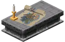 Map Table Dungeons.png: Infobox image for Mission Select the dungeons entity in Minecraft