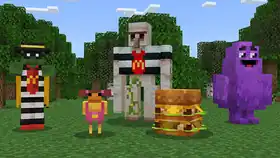 McDonalds Add-On Screenshot 0.jpg: Infobox image for McDonald's Add-On the add-on in Minecraft