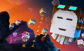 Mcl-sep25-ghast.jpeg: Infobox image for HAPPY GHAST MUSIC VIDEO the video in Minecraft