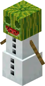 Melon Golem, another unique version featured in Minecraft Earth.