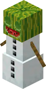 Melon Golem Blink.png: Infobox image for Melon Golem the entity in Minecraft