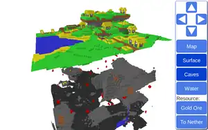 Screenshot of the Mine View Tool app