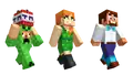 Skins in the MINECON 2017 Skin Pack.