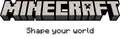 Minecraft with slogan - "Shape your world"