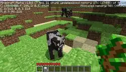 Screenshot of 3 cows.