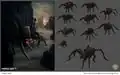 Spider concept art for A Minecraft Movie.