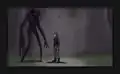 An enderman getting agitated