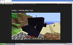 The Minecraft webpage with this version.