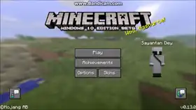 Minecraft Windows 10 Edition 0.13.0.png: Infobox image for v0.13.0 alpha the version in Minecraft