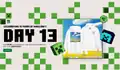Day 13 discount code for Anniversary Collection merch on shop.minecraft.net.