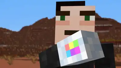 Minefinity Gauntlet.jpeg: Infobox image for Minefinity Gauntlet the object in Minecraft