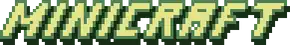 Minicraft logo.png: Infobox image for Minicraft the program in Minecraft