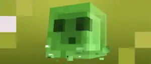A banner of a slime.
