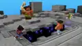 Ditto. Maui and three other players opening the entrance to Tamatoa.