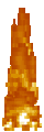 Animated render of the mob burning fire.
