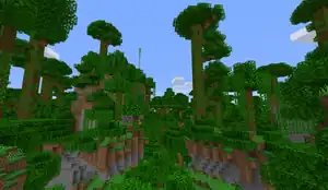 Modified Jungle.png: Infobox image for Modified Jungle the biome in Minecraft