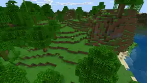 Modified Jungle Edge.png: Infobox image for Modified Jungle Edge the biome in Minecraft