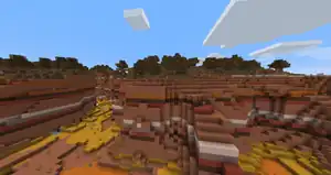 Modified Wooded Badlands Plateau.png: Infobox image for Modified Wooded Badlands Plateau the biome in Minecraft