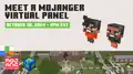 Two Mojavatars used to advertise a virtual panel session between Mojang employees and HBCU students and all the general public interested on careers in gaming.