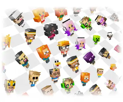 MojavatarMainImage.png: Infobox image for Mojavatar Maker the program in Minecraft