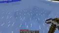 A monster room generated under ice.
