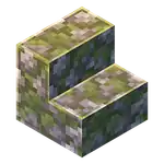 Mossy Cobblestone Stairs (inventory) MCE.png: Infobox image for Mossy Cobblestone Stairs the block in Minecraft