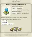 The mossy golem spawner's journal information in the Campaign.