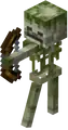 Mossy skeleton aiming.