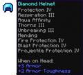 Before 1.14.3, players can put multiple types of Protection on one armor piece, thereby reducing 80% of all damage types, something which was impossible before.