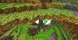 A naturally generated powerful potato with its roots.