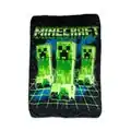 "Minecraft Digital Print," a design featured on a throw blanket.