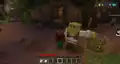 The Minecraft character Noor alongside Shrek.