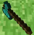 First image of a diamond axe, posted by Notch on his blog the day this version released.