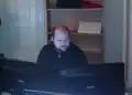 Notch using his computer.