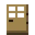 The oak door item in Alpha v1.0.1