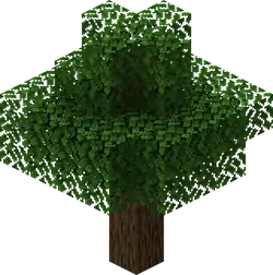 Oak Tree.png: Infobox image for Tree the structure in Minecraft