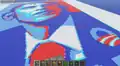 Pixel art of Barack Obama