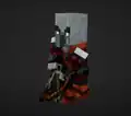 A pillager walking, as seen in the earlier teasers and art for Minecraft Dungeons.