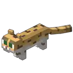 An ocelot as it appears in Minecraft Legends