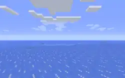 Naturally generated ice in an older revision of a frozen ocean.