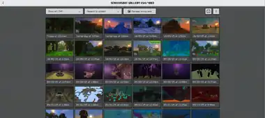 Ore UI refresh of profile in screenshot gallery screen.
