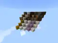Formerly all blocks that can be rotated in Bedrock Edition, including both variants of quartz.