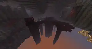 The broken passways.