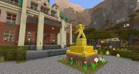 Outside_Town_Hall.png: Infobox image for Trial Chamber Legends the world in Minecraft