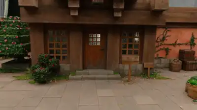 A door in A Minecraft Movie.