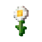 Oxeye Daisy (inventory) MCE.png: Infobox image for Flower the block in Minecraft
